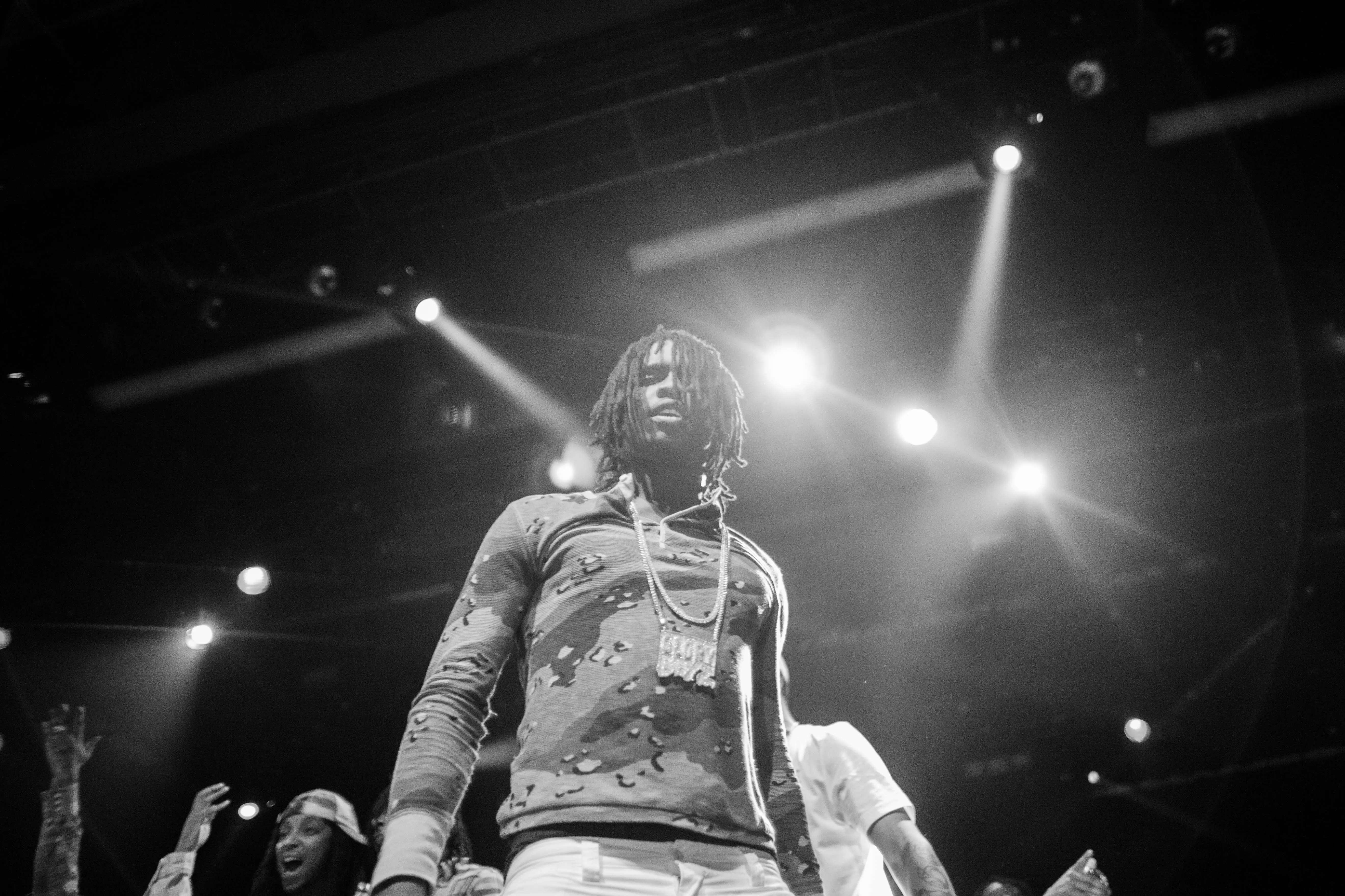 Audience at a Chief Keef concert